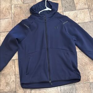 Under Armour Blue Performance Jacket with Hood